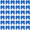 PATIKIL 1 Fiocchi Decorativi Mini 50Pz Fiocchetti per Bomboniere Mini Nastro di Raso per Applique Fai da Te Cucito Decorazione per Matrimonio Festa Blu