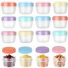 Kievano Contenitori Ermetici per Alimenti Piccoli - Set di 12 Mini Contenitori con Coperchio, 80 ml, Ermetici, Impilabili, Ideali per Snack, Salse, Adatti al Microonde