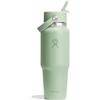 HYDRO FLASK - Travel Bottle 946 ml (32 oz) - Bottiglia in acciaio inossidabile isolata con TempShield e tappo a cannuccia Flex a prova di perdite - Aloe