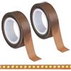 Quvxzy 2 rotoli di strisce oscuranti LED come copertura efficace, autoadesive per oscurare e decorare la retroilluminazione per TV, cucina e camera da letto, rotolo da 10 m, facile da tagliare