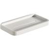 Zone Denmark Rim - Mensola per doccia, 22 x 11,4 x 2 cm, colore: Bianco