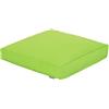 Gardenista Quadrato Cuscino da pavimento 60x60cm, Cuscino per Sedia Resistente all'acqua per Interni e per Esterni, Trapuntato Cuscino per Mobili da Giardino Morbido e Leggero (1, Lime)