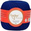 Anchor Freccia Stärke 16 4771016-00134 - Filato per uncinetto, 100% cotone blu