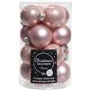 Kaemingk Mini-palline di vetro, rosa sogno