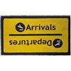 FISURA Zerbino Arrivals/departures Giallo E Nero 70 Cm