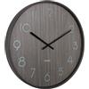PRESENT TIME Orologio Da Parete In Legno Pure Medio 40cm Noce