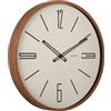 PRESENT TIME Orologio Da Parete Marcado Grande Marrone Sabbia