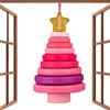 Generic Bottoni Kit Di Ornamenti Per Alberi Di Natale - Set Artigianato Fatto A Mano, Decorazioni Per Le Vacanze Fai -da -te Con Bottoni Colorati, Kit Per La Produzione Di Ornamenti Creativi Per Bambini Per A