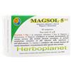 HERBOPLANET Srl Magsol 5 Plus - Herboplanet - 60 compresse - Integratore alimentare di magnesio contro la stanchezza