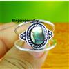 Fatto a mano Anello Abalone Shell Gemstone in argento sterling 925 fatto a mano regalo mis...