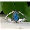 Bella Pietra Labradorite 925 Argento Sterling Fatto a Mano Bracciale LB-9