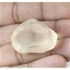 Gemma Grezzo 73.35 CT Naturale Giallo Dorato Topazio 30 X 21 MM Certificato