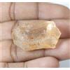 64.55 KT Giallo Dorato Topazio Naturale Gemma Certificato Grezzo T36329 Senza