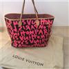 Louis Vuitton Borsa tote Louis Vuitton Monogram Graffiti Neverfull GM rosa fucsia nuova #212