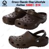 Crocs Classic Clog Lifestyle Coffee 10001-21Q taglia unisex