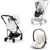 Cybex Platinum - Trio Cybex Platinum Style Mios Matt Black Off White Cloud T