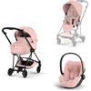 Cybex Platinum - Trio Cybex Platinum Style Mios Matt Black Peach Pink Cloud T