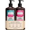 ARGANICARE Duo Shampoo + Balsamo con Collagene 2x400 ml (Totale 800 ml) - Pulisce e aiuta a mantenere il tasso di umidità naturale, dona volume, adatto a tutti i tipi di capelli