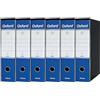 Esselte OXFORD G85 Registratore con Custodia, con Meccanismo a Leva N.1 in Formato Protocollo (23x33cm) con Dorso da 8 cm, Blu, Conf.da 6 pezzi, 390785050