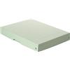 FALKEN PureBox - Scatola portaoggetti originale PureBox, 40 mm, formato DIN A4, con coperchio, in cartone robusto, vegana, per il trasporto, colore: verde pastello