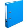 Exacompta - Rif. 915412B - Cartone da 20 raccoglitori a leva A4, dorso 50 mm, meccanico 50 mm, dimensioni esterne: 32 x 29 cm, formato A4, colore: azzurro