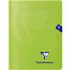 Clairefontaine 303745C pacco da 10 Quaderni a punto METALLICO Mimesys - 17x22 cm - 96 Pagine a righe con Margini - Carta Bianca 90 g - Copertina in Polipropilene Trasparente - Colori Assortiti