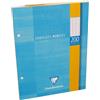Clairefontaine 1352C Astuccio con fogli mobili da disegno forati - 17x22 cm - 200 Pagine Quadretti Piccoli - Carta Bianca 90 g - Astuccio riutilizzabile