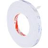 PATIKIL 5m/16.4ft Sigillatura Schiuma Nastro, 15mm Largo 3mm Spesso Singolo Paraspifferi Gommapiuma Guarnizione Porta Striscia per Mobili per Isolamento Tubi Finestre, Bianco