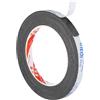 PATIKIL 5m/16.4ft Sigillatura Schiuma Nastro, 10mm Largo 1mm Spesso Singolo Paraspifferi Gommapiuma Guarnizione Porta Striscia per Mobili per Isolamento Tubi Finestre, Nero