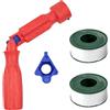 NIYATA Chiave universale per sedile WC 10/13/17 mm - Strumento per installazione, smontaggio e manutenzione del sedile/coperchio WC, 2 strisce PTFE