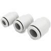 CNCTEC Set di 3 tappi di chiusura pneumatici, diametro 12 mm, per chiudere il tubo pneumatico con diametro esterno di 12 mm