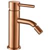 Rea Rubinetto bidet Lungo Copper Brush Miscelatore monocomando in ottone per WC Bagno (Rame spazzolato)