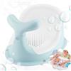 Collazoey Simpatico seggiolino da bagnetto a forma di balena,4 ventose antiscivolo