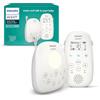 AVENT Philips Avent DECT Audio Baby Monitor luce notturna e ninne nanne, comunicazione bidirezionale, portata di 330 m, autonomia wireless fino a 18 ore, sensore di temperatura, audio nitido, SCD713/26