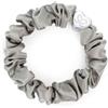 By Eloise London Silver Heart Silk Scrunchie colore Moonlight