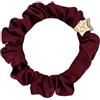 By Eloise London Gold Star Silk Scrunchie colore Sangria