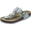 Birkenstock 1026686 Gizeh Flower Embellishment White Infradito per Donna in Pelle (Taglia 41)
