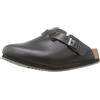Birkenstock Boston - Zoccoli Unisex Senza Chiusura, Nero, 43 EU