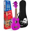 Octopus UK205-PK ukulele soprano in rosa