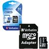 VERBATIM SDHC 64GB VERBATIM MICROSD 64 GB SDCS2-VER44084