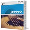 D Addario Ance per sassofono baritono D'Addario Rico forza 2,5 Strength 2.5 5-Pack