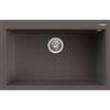 Elleci Lavello Elleci Incasso 1 vasca 79x50 Quadra 130 Keratek Cocoa LKQ13087 - Installazione SOPRATOP