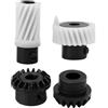 Respicefinem Set di ingranaggi per macchina da cucire da 4 pezzi kit di ingranaggi per macchina da cucire in plastica set di ingranaggi per trasmissione a gancio set di ingranaggi per griffa di trasporto per macch