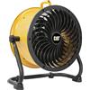CAT Ventilatore da Pavimento HVD14AC Ø 35 cm 120W 4 Velocità 27 m³/min 3 Pale in Alluminio Orientabile Montaggio a Parete Maniglia Integrata Uso Domestico e Professionale