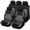 GTFRFD Auto Set Coprisedili per BMW X1 iX1 U11 2022 2023 2024 Protezione del Sedile Impermeabile in Pelle PU a 5 Posti,A