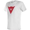 Dainese Speed Demon T-Shirt, Maglietta Uomo Dainese a Maniche Corte, T-Shirt Adulto in 100% Cotone, con Logo Speed Demon, Morbida e Fresca, Maglia Moto in Stile Classico, Bianco/Rosso