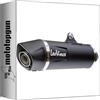 MOTOTOPGUN leovince scarico completo omologato nero acciaio fondello carbonio compatibile con yamaha tmax t-max 530 2012 2013 2014 2015 2016 mototopgun 14000