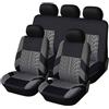 DuanRQ Set CopriSedile Auto per Kia Picanto (2018-2019), Coprisedili Auto Kit Completo Anteriore e Posteriore Protezione Sedili