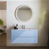 Parama Mobile bagno sospeso 70 cm due cassetti carta da zucchero con lavabo | Ardenne