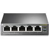 TP-Link Tl-Sg1005p (5 porte), Switch di rete, Nero